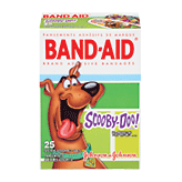 Band-Aid&nbsp;&nbsp;scooby-doo! sterile assorted sizes bandages Full-Size Picture